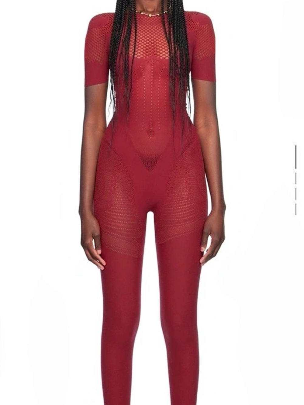 Red Mesh Jumpsuit never worn